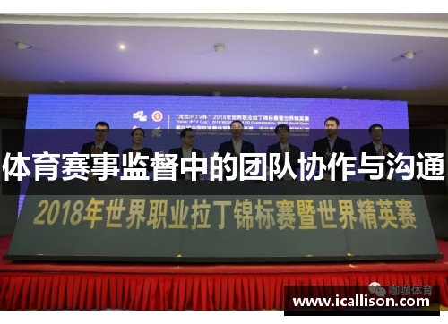 体育赛事监督中的团队协作与沟通